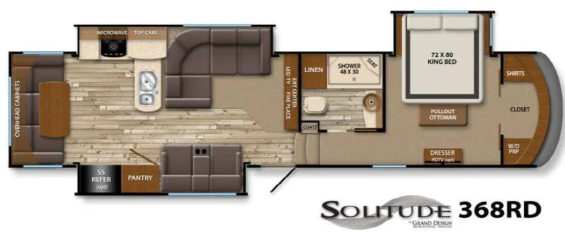 Used 2015 Grand Design Solitude 368RD