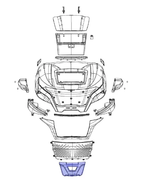 EZ Kruiser Raptor B4 Front Bumper