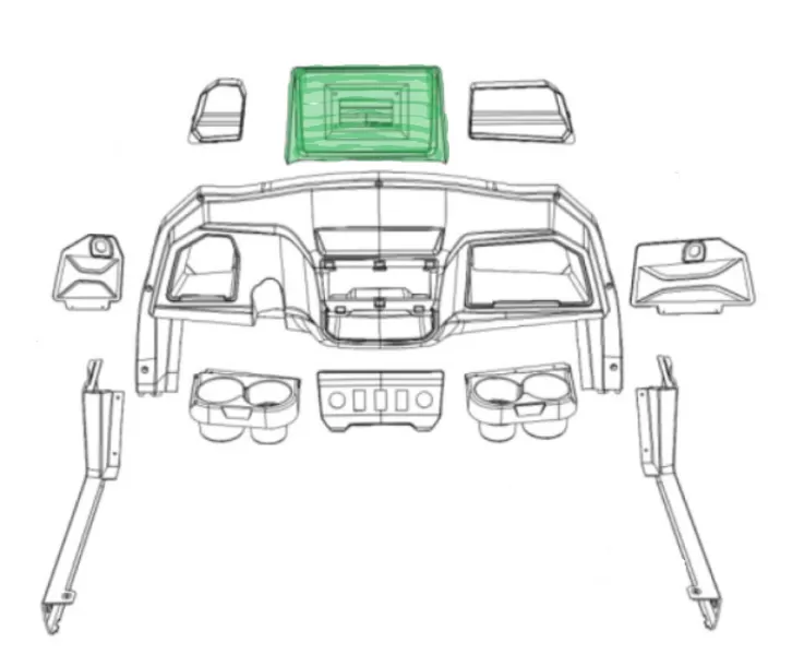 Raptor B4 Dash Cover