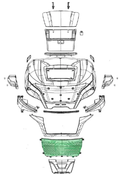 Raptor B4 Front Grille