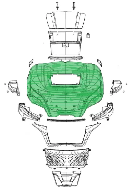 Raptor B4 Front Hood