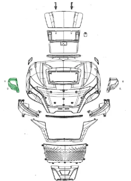 Raptor B4 Front  Right Fender