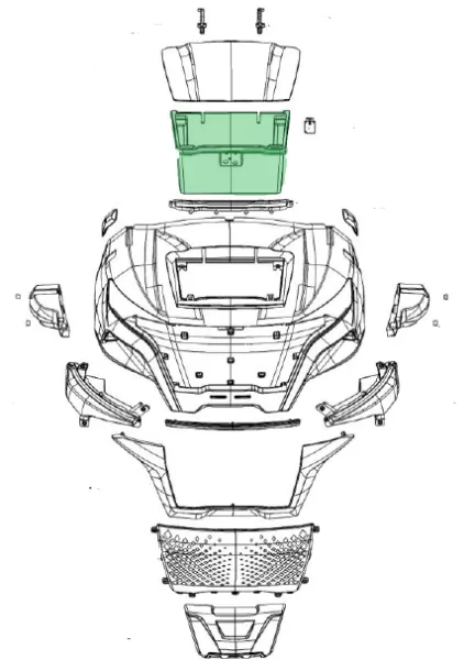 Raptor B4 Front Storage Cylinder