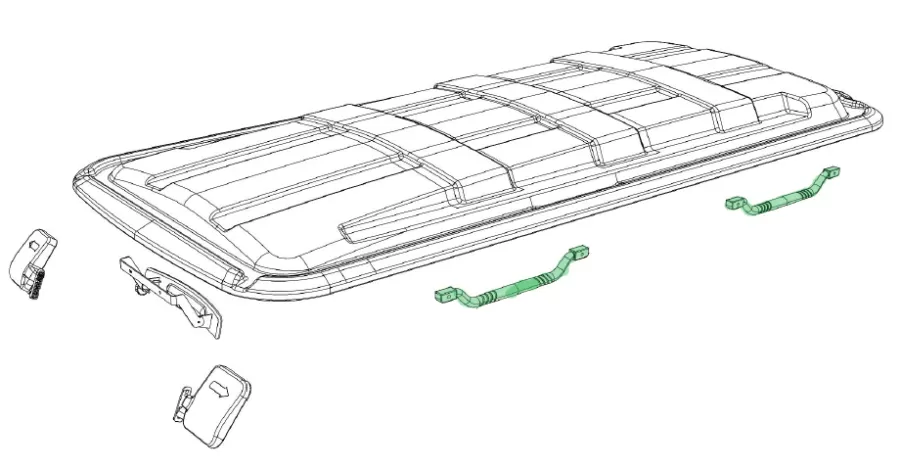 EZ Kruiser Raptor B4 Roof Handle