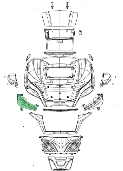 Raptor B4 Front Right Headlight